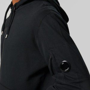 CP COMPANY ZIP-UP HOODIE LIGHTWEIGHT FLEECE